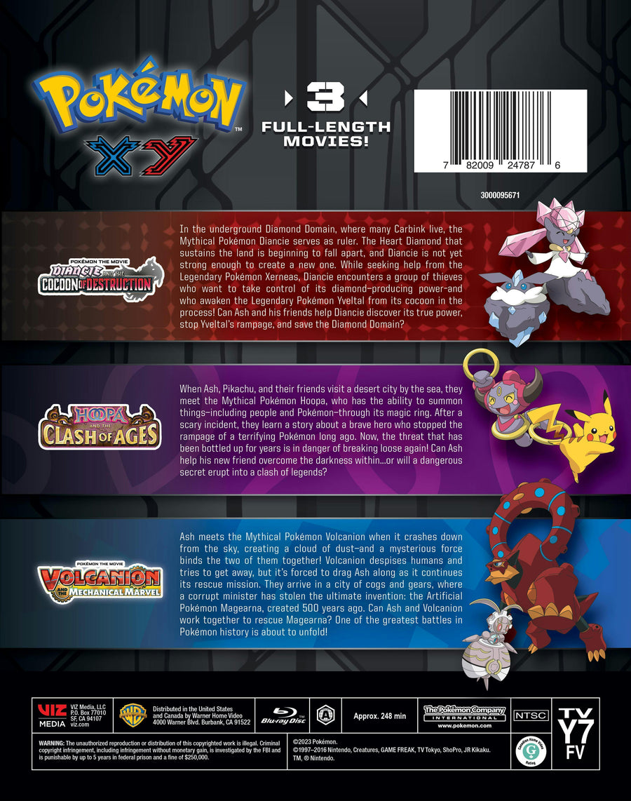 Pokémon XY Mega 3-Movie Collection (Box Set) [Blu-ray]