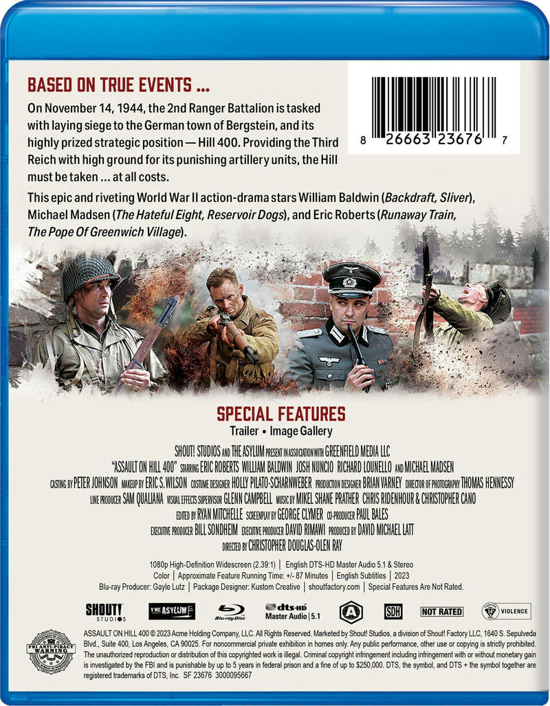 Assault On Hill 400 [Blu-ray]