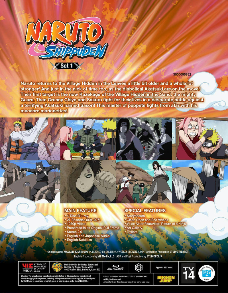 Naruto Shippuden Set 1 (Box Set) [Blu-ray]