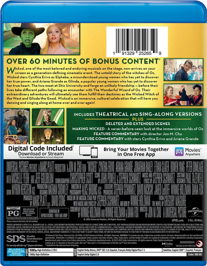 Wicked - Blu-ray + Digital [Blu-ray]