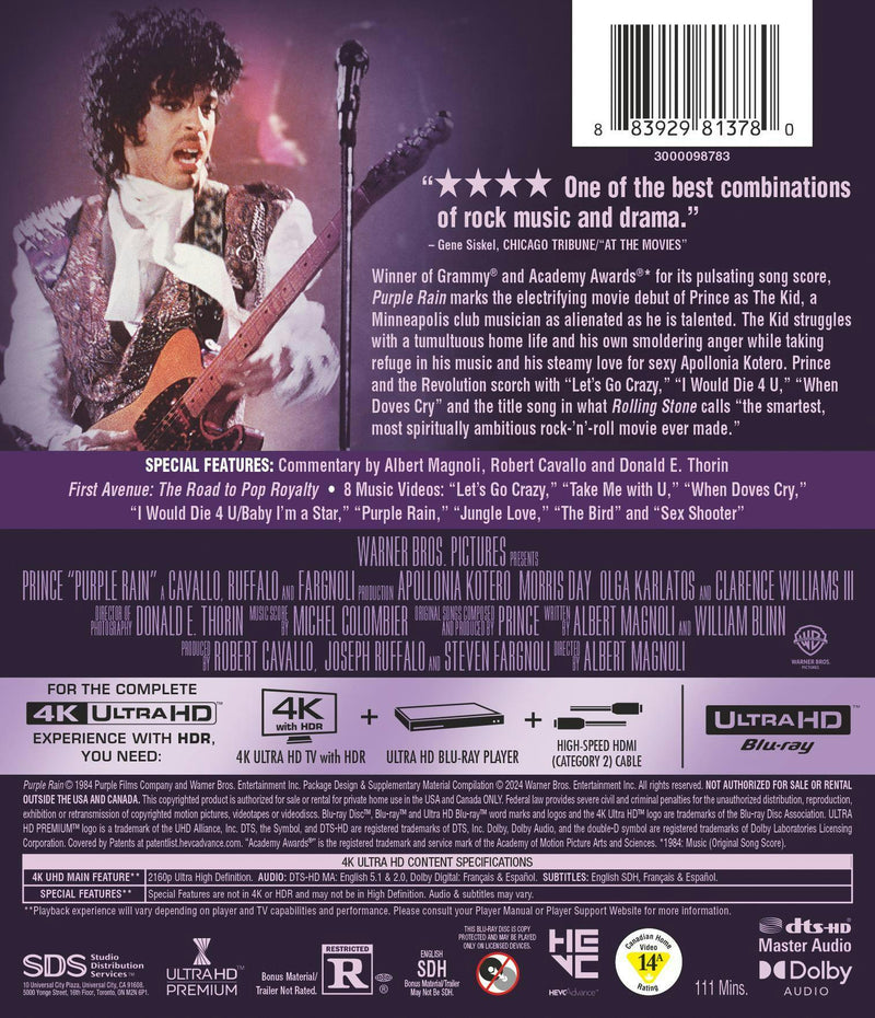 Purple Rain (4K Ultra HD) [UHD]