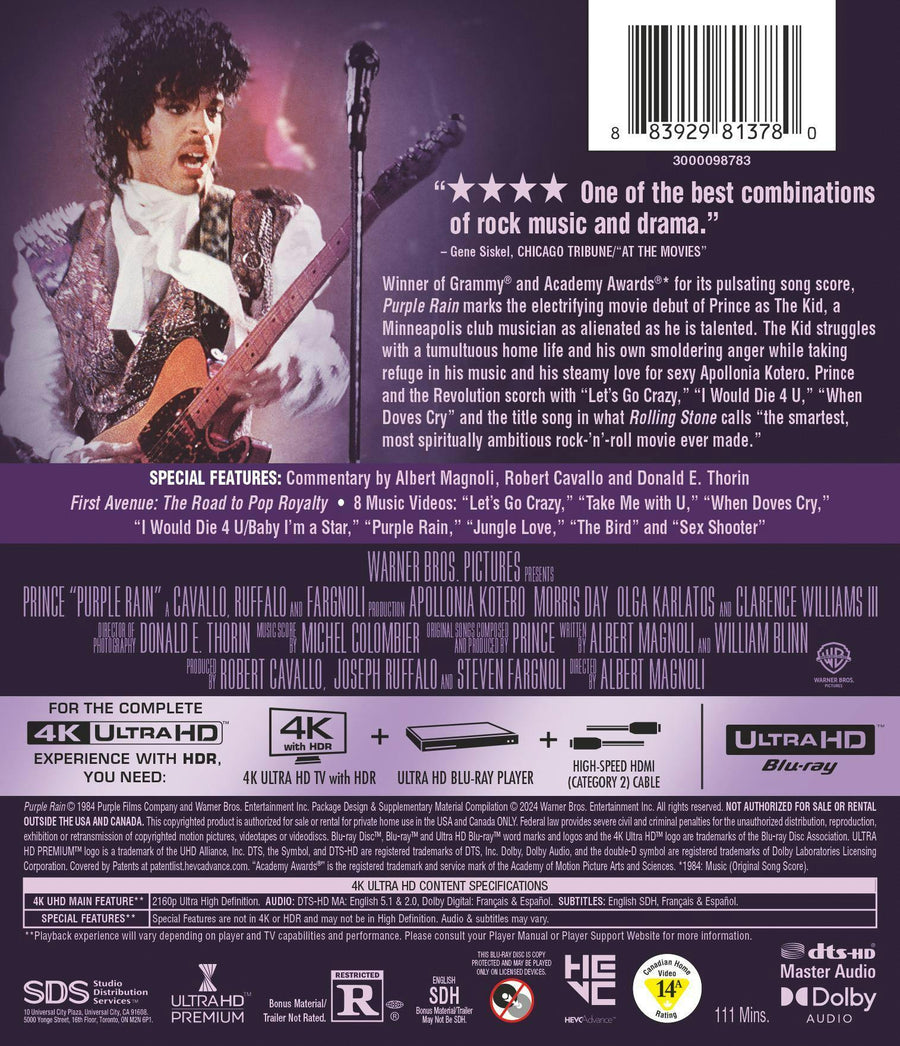 Purple Rain (4K Ultra HD) [UHD]