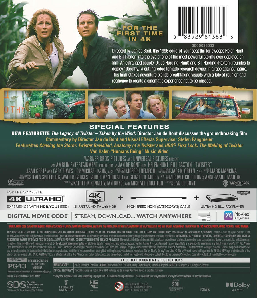 Twister (4K Ultra HD) [UHD]