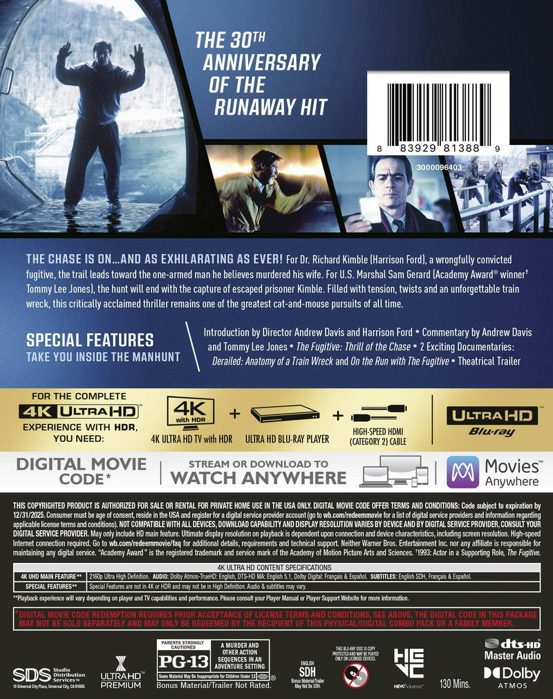 The Fugitive (4K Ultra HD) [UHD]