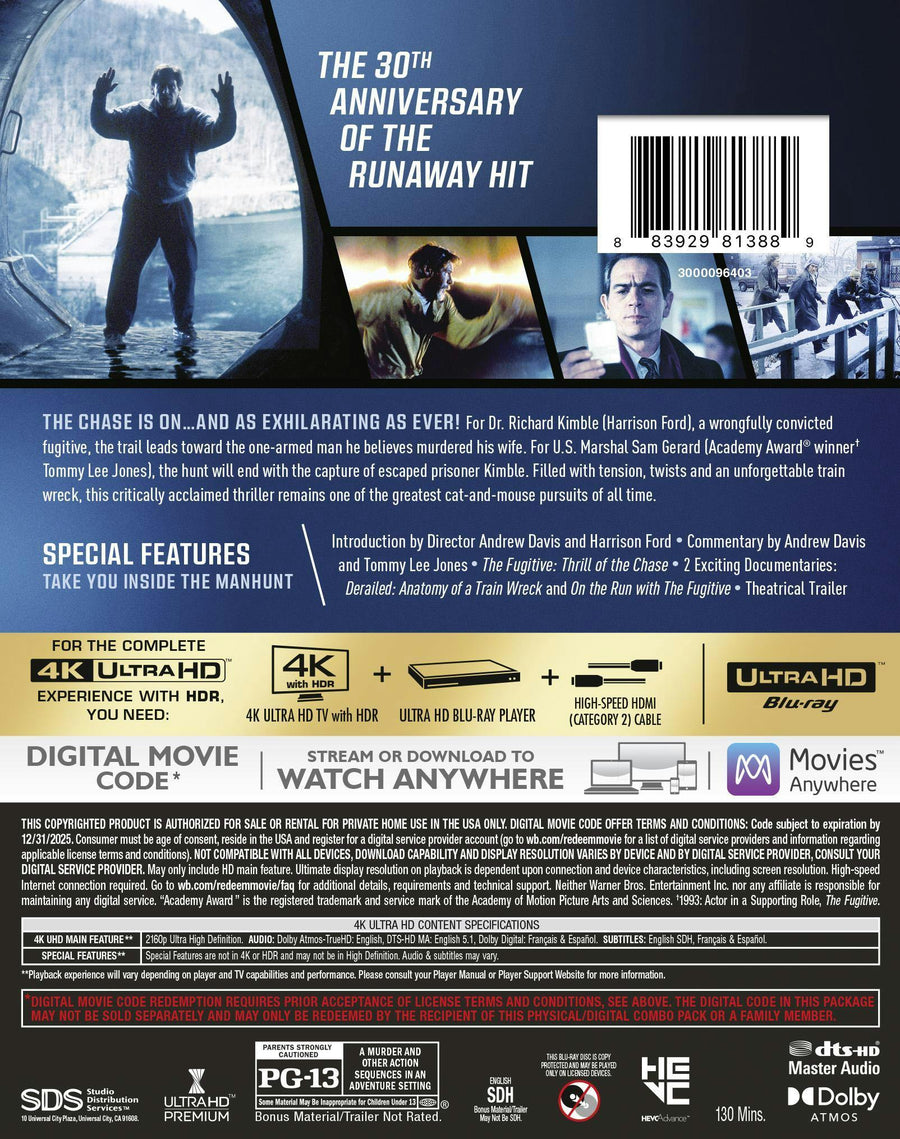 The Fugitive (4K Ultra HD) [UHD]