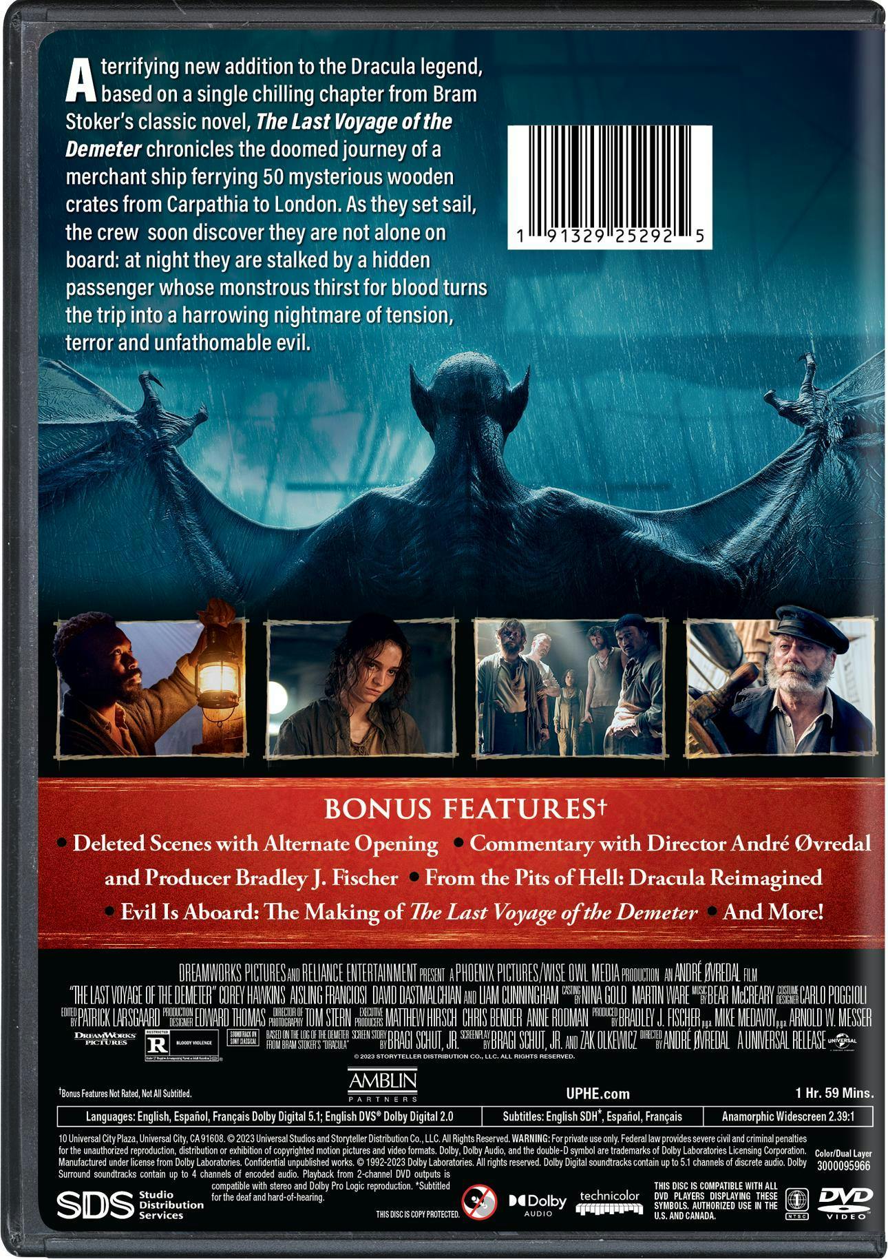 The Last Voyage of the Demeter [DVD] – GRUV Entertainment