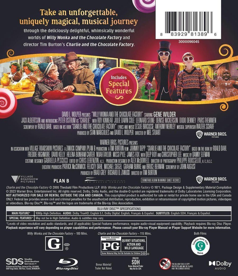 Wonka Double Feature [Blu-ray]