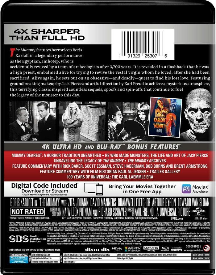The Mummy (4K Ultra HD + Blu-ray) [UHD]