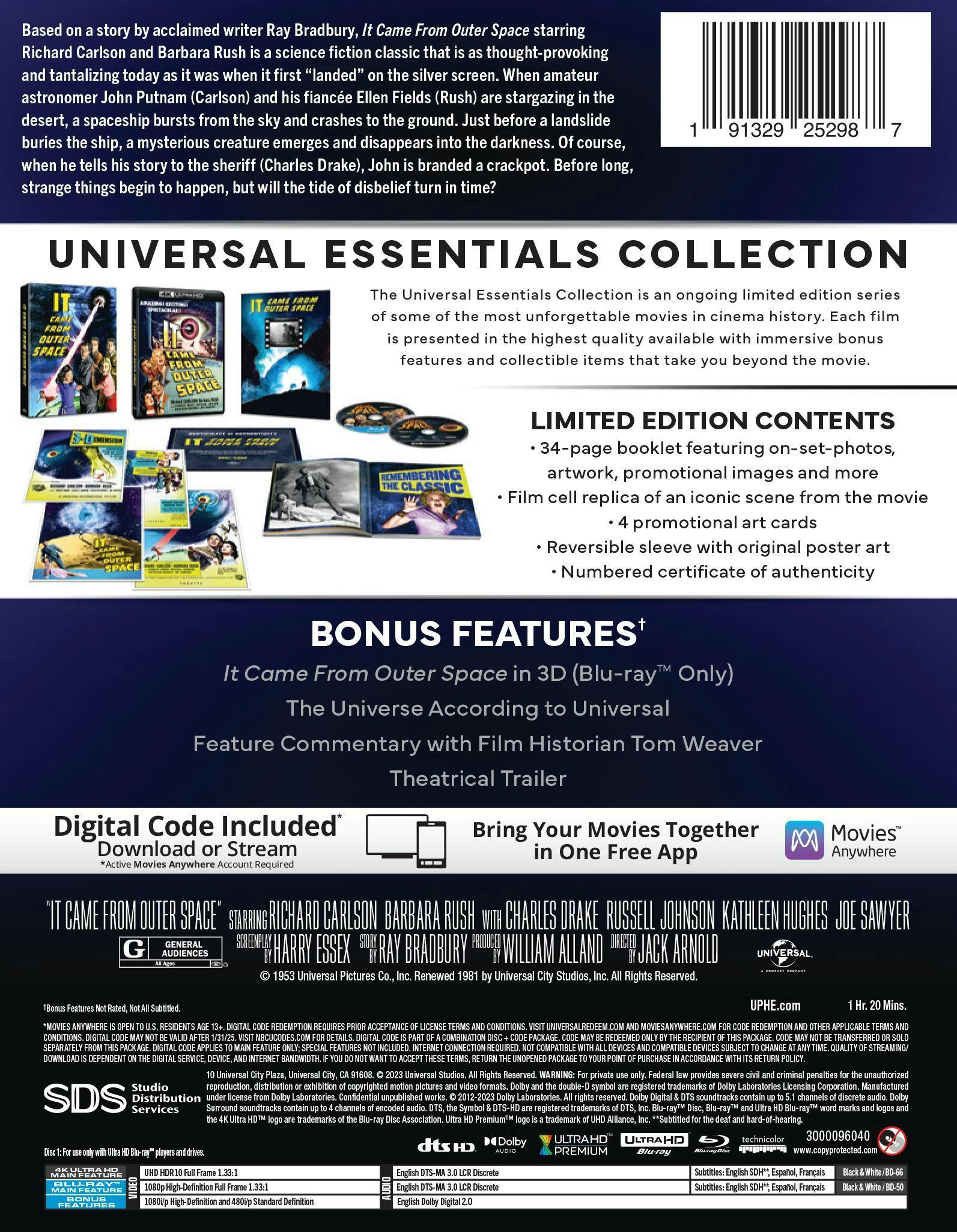 It Came from Outer Space (4K Ultra HD + Blu-ray) [UHD