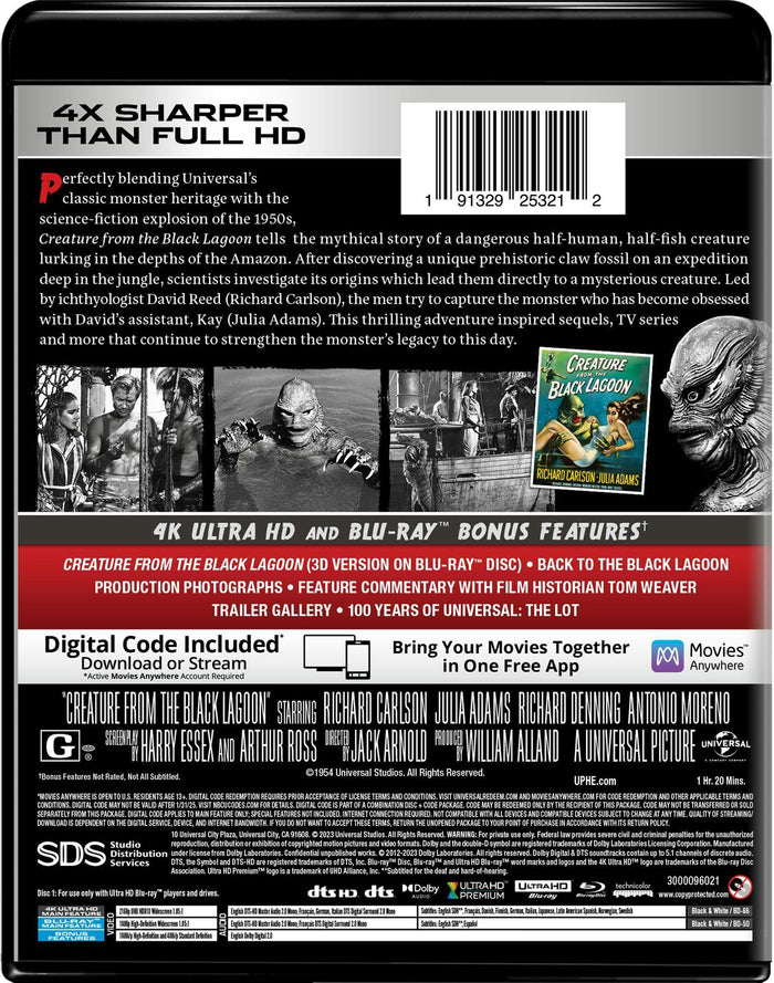 Creature from the Black Lagoon (4K Ultra HD + Blu-ray) [UHD]