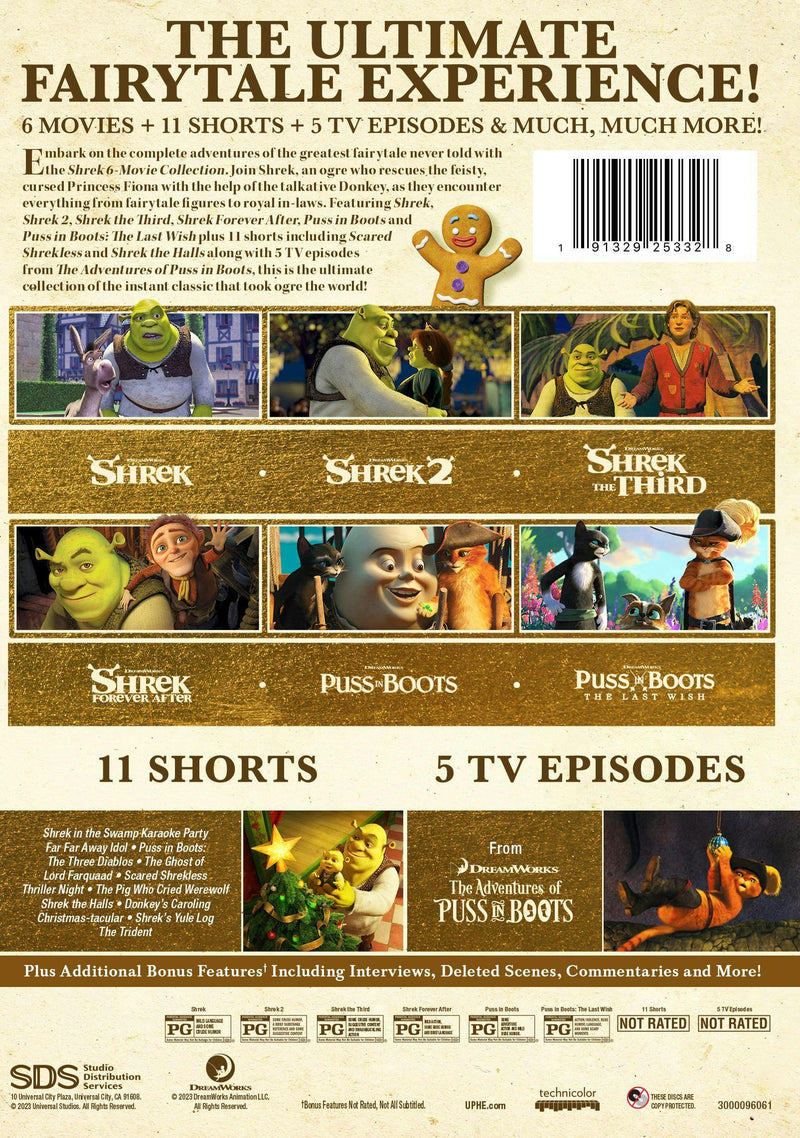 Shrek 6-Movie Collection (Box Set) [DVD]
