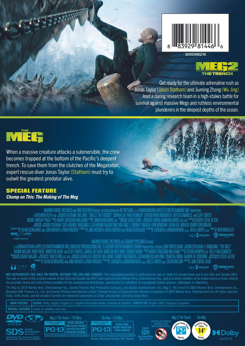 The Meg 2-Film Collection [DVD]