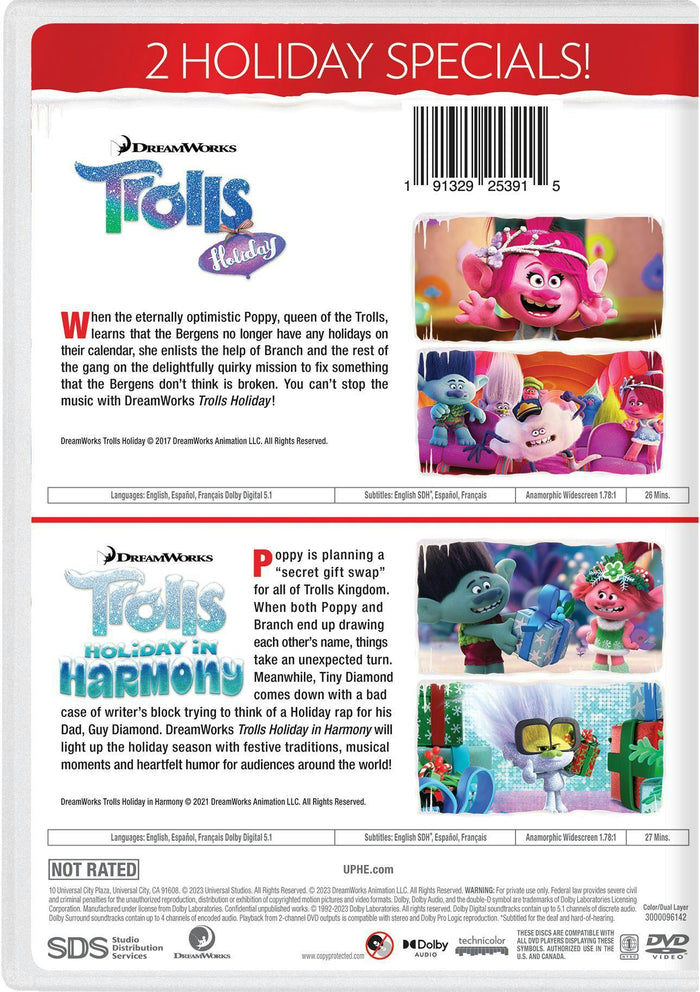 Trolls: Holiday/Trolls: Holiday in Harmony [DVD]