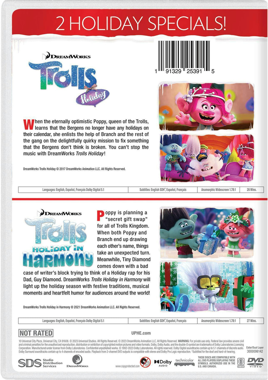 Trolls: Holiday/Trolls: Holiday in Harmony [DVD]