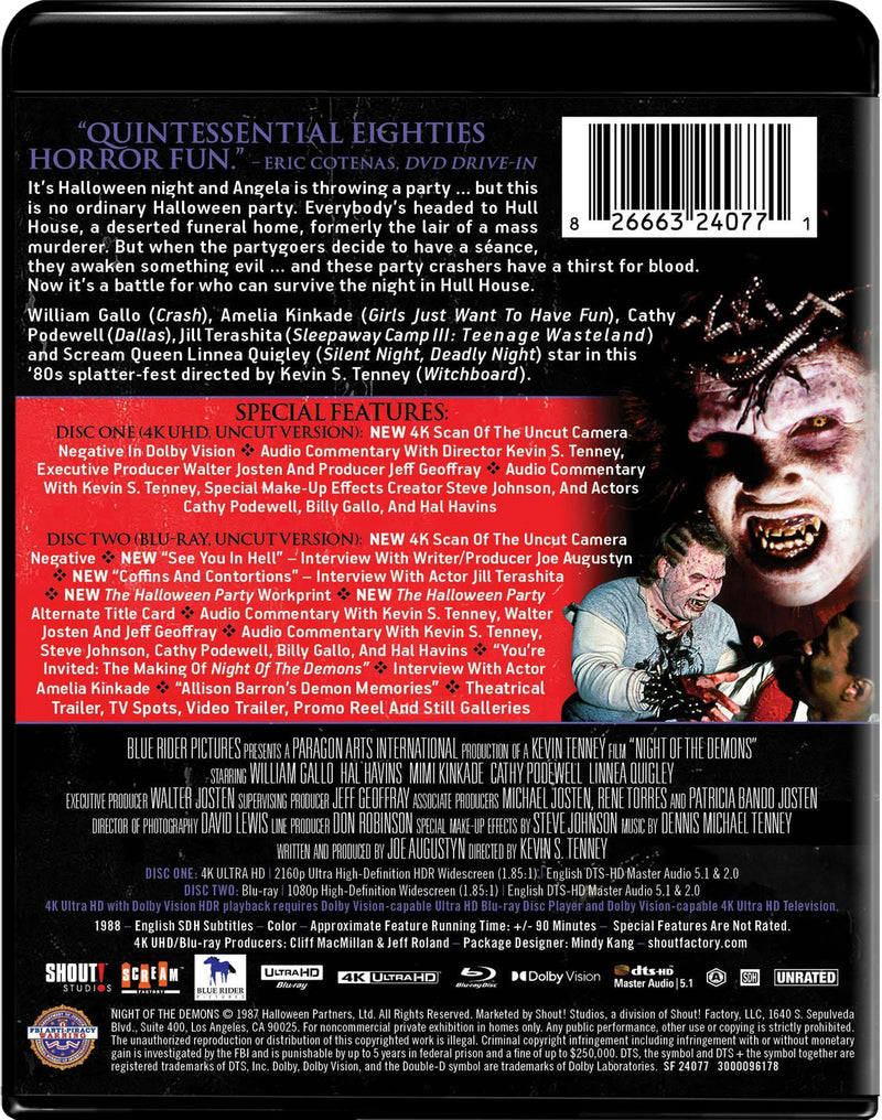 Night Of The Demons [Collector's Edition] [UHD]