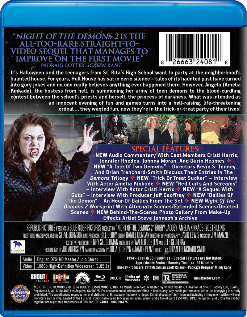 Night Of The Demons 2 [Collector's Edition] [Blu-ray]