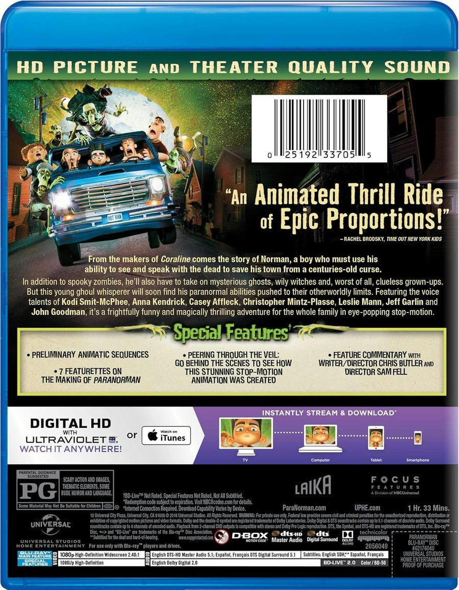 Paranorman:Laika Ed [Blu-ray]