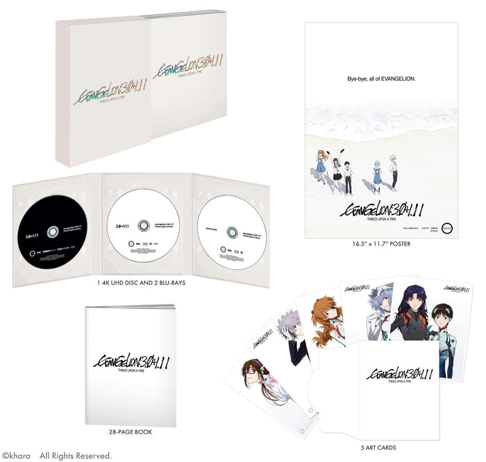 Evangelion: 3.0+1.11 Thrice Upon a Time - Collector's Edition 4K Ultra HD + Blu-ray [UHD]