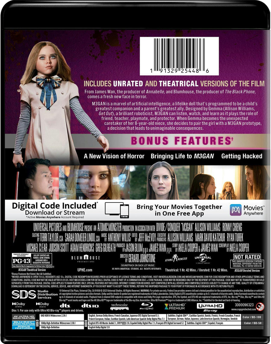 M3GAN (4K Ultra HD + Blu-ray) [UHD]