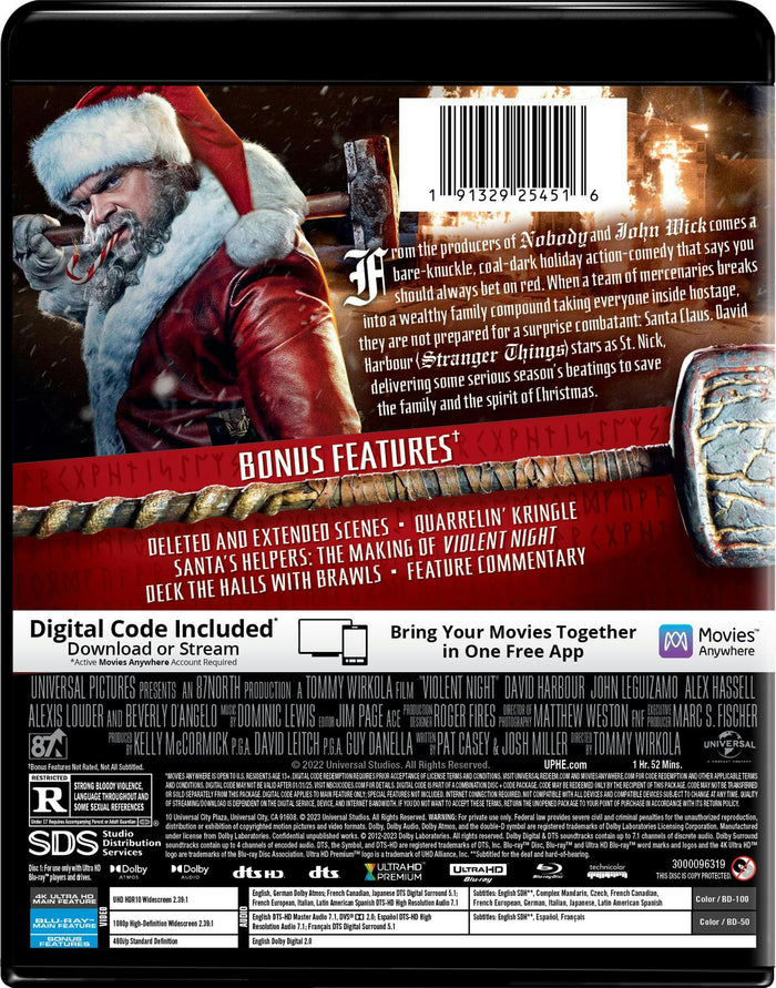 Violent Night (4K Ultra HD + Blu-ray) [UHD]