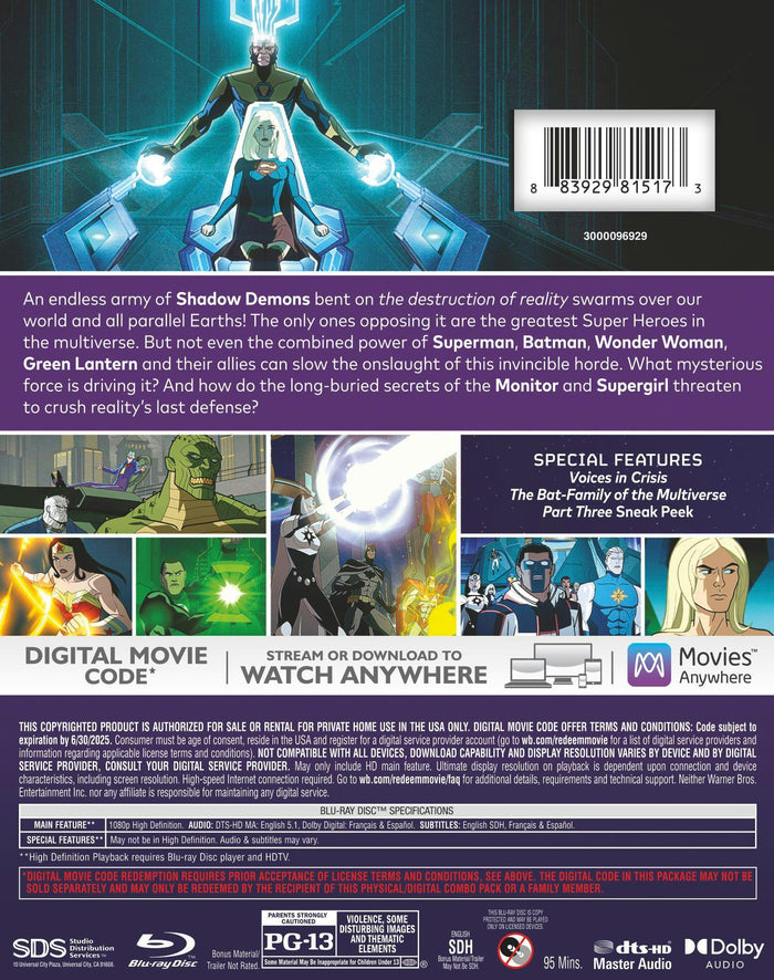 Justice League: Crisis on Infinite Earths: Part Two [Blu-ray]