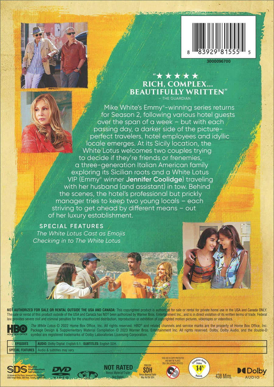 The White Lotus: The Complete Second Season [DVD]