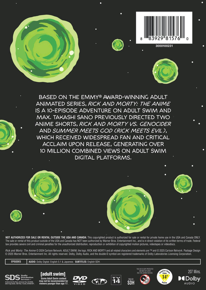 Rick and Morty: The Anime [DVD]