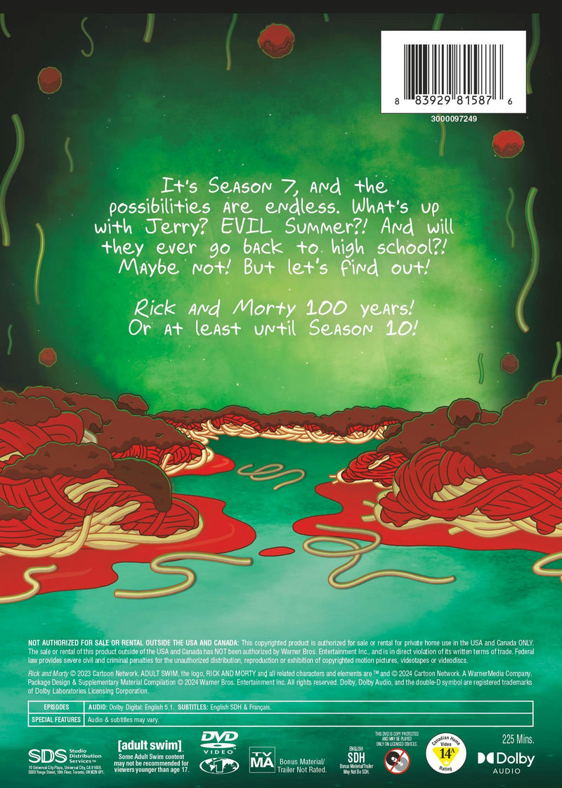 Rick and Morty: The Complete Seventh Season [DVD]