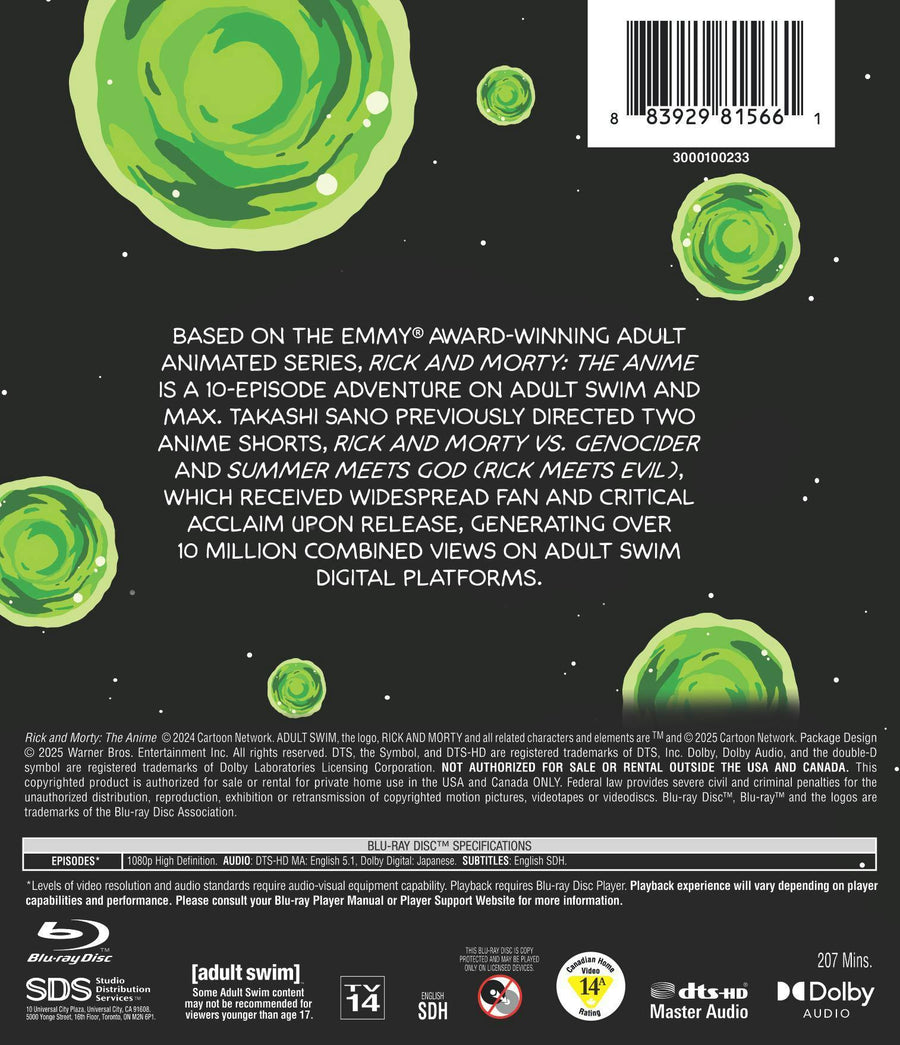 Rick and Morty: The Anime [Blu-ray]