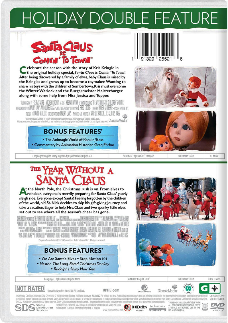 Santa Claus Holiday Double Feature [DVD]