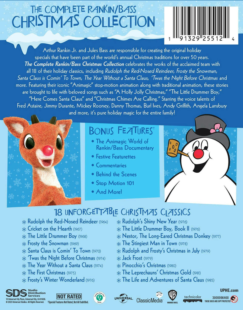 The Complete Rankin/Bass Christmas Collection (Box Set) [Blu-ray]