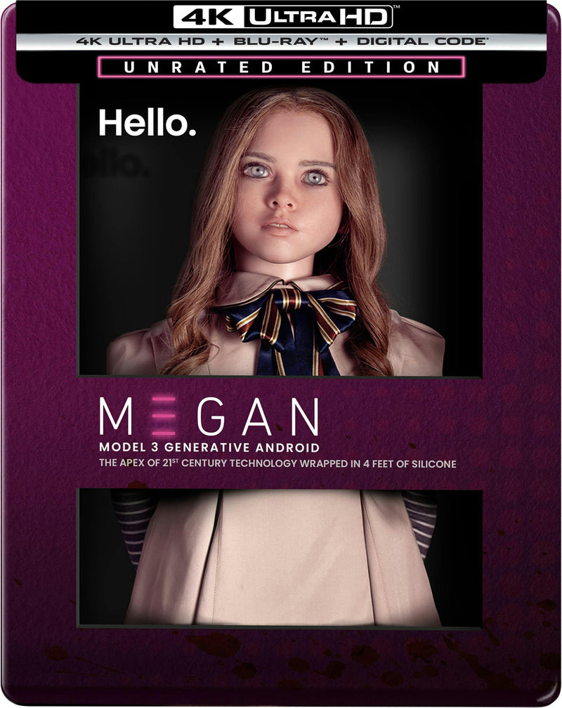 M3GAN - Limited Edition Steelbook 4K Ultra HD + Blu-ray + Digital (Limited Edition 4K Ultra HD Steelbook + Blu-ray + Digital) [UHD]