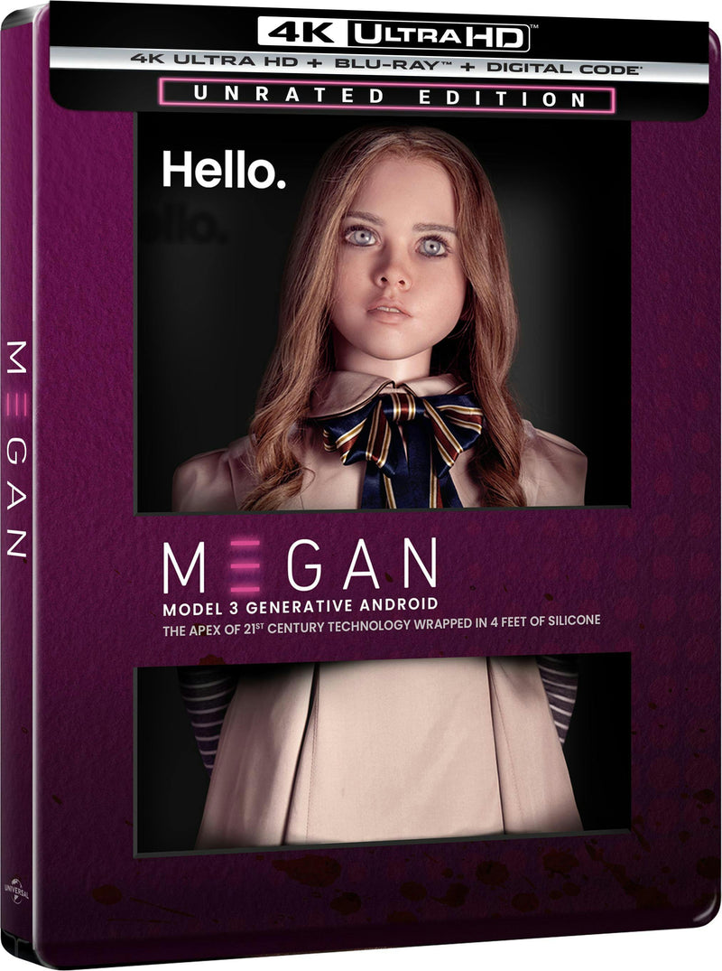 M3GAN - Limited Edition Steelbook 4K Ultra HD + Blu-ray + Digital (Limited Edition 4K Ultra HD Steelbook + Blu-ray + Digital) [UHD]
