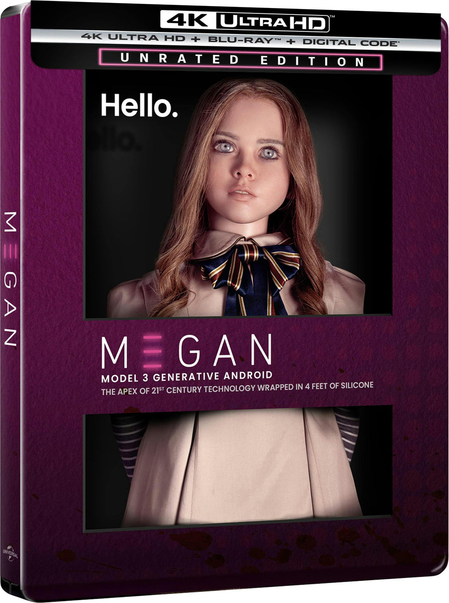 M3GAN - Limited Edition Steelbook 4K Ultra HD + Blu-ray + Digital (Limited Edition 4K Ultra HD Steelbook + Blu-ray + Digital) [UHD]