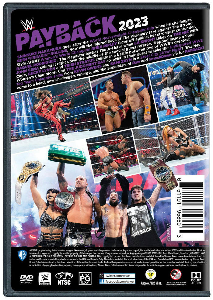 WWE: Payback 2023 [DVD]