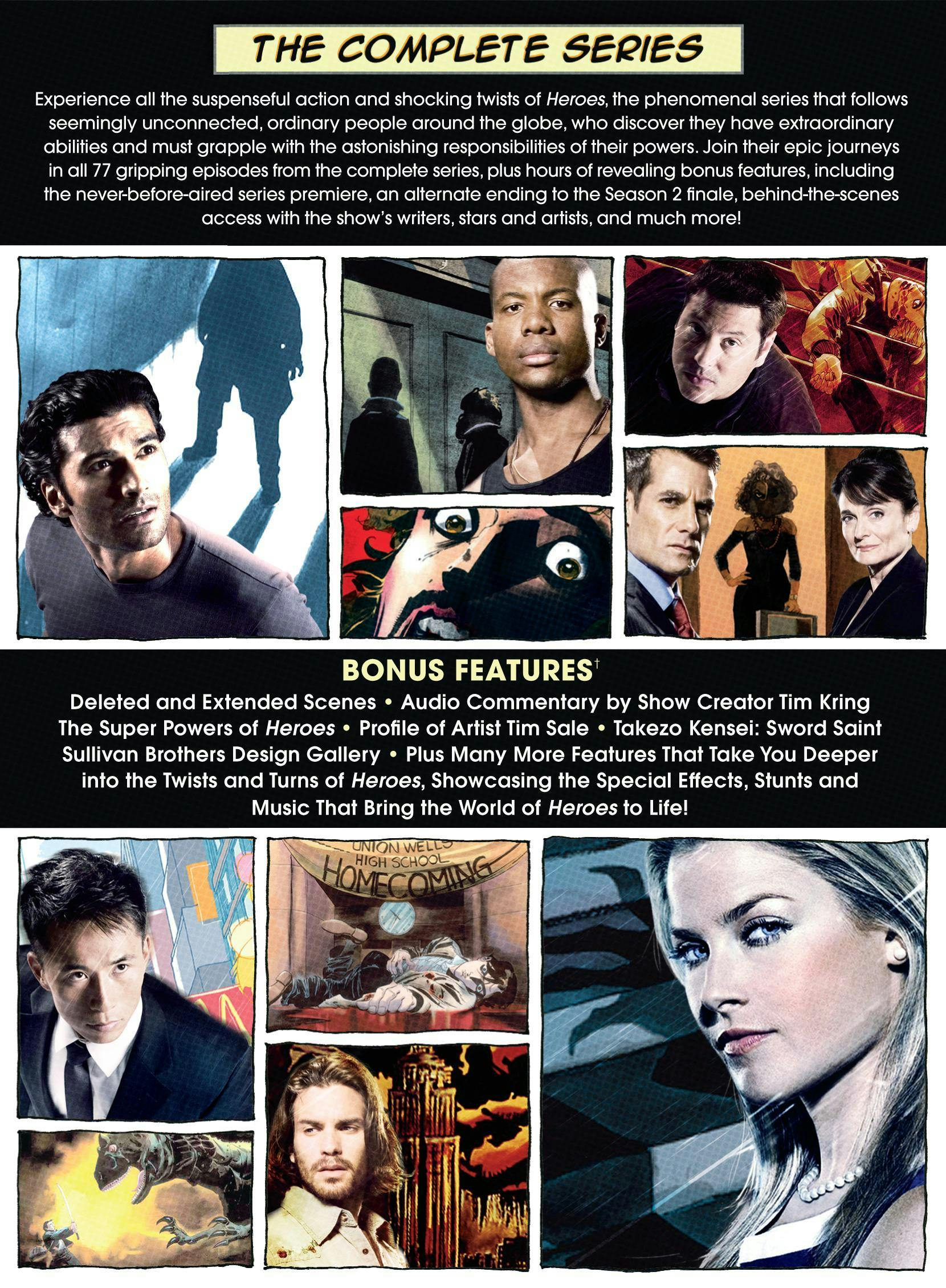 Heroes: The Complete Collection (Box Set) [DVD] – GRUV Entertainment