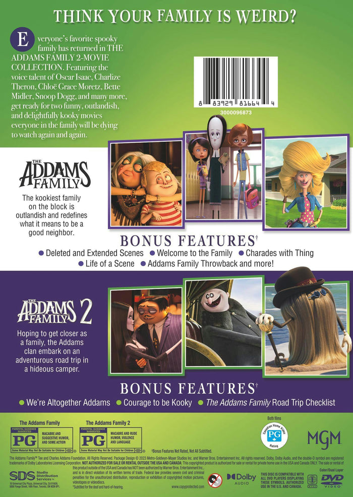 The Addams Family 2-Movie Collection [DVD]