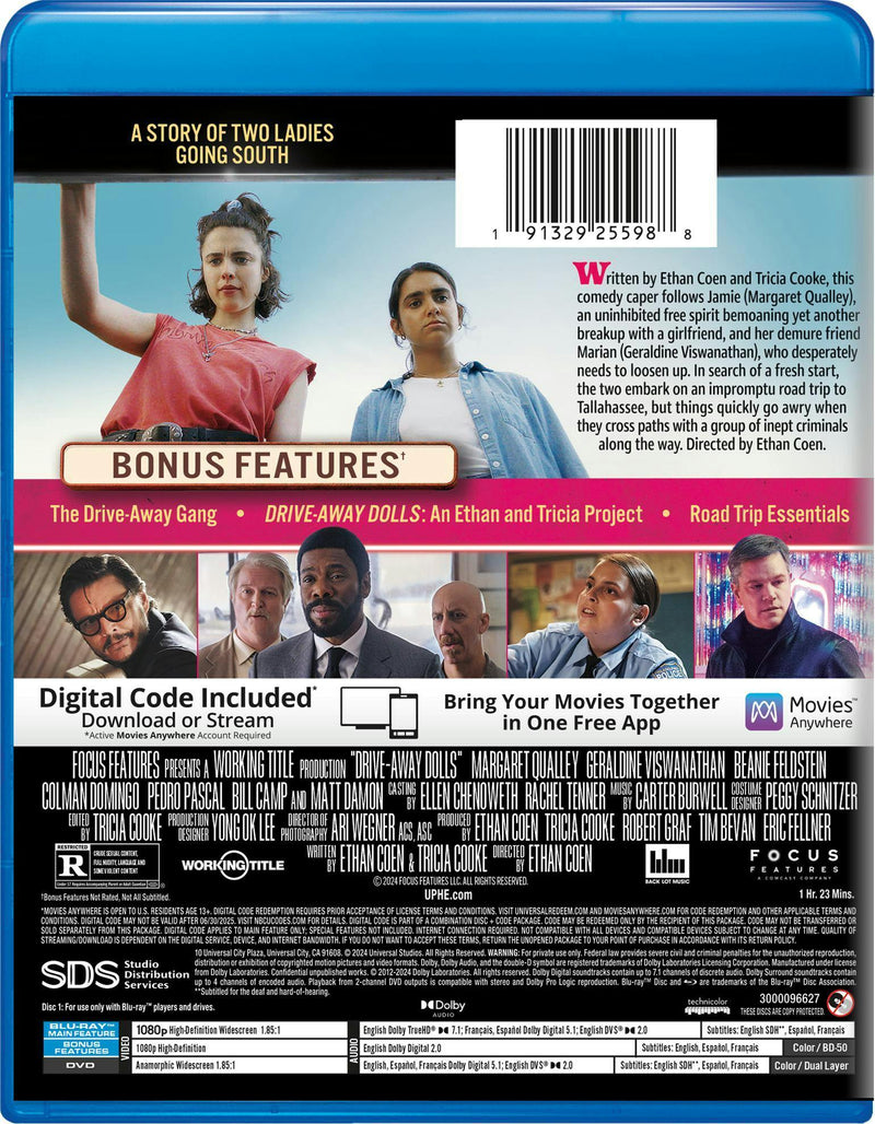 Drive-Away Dolls (Blu-ray + DVD + Digital) [Blu-ray]