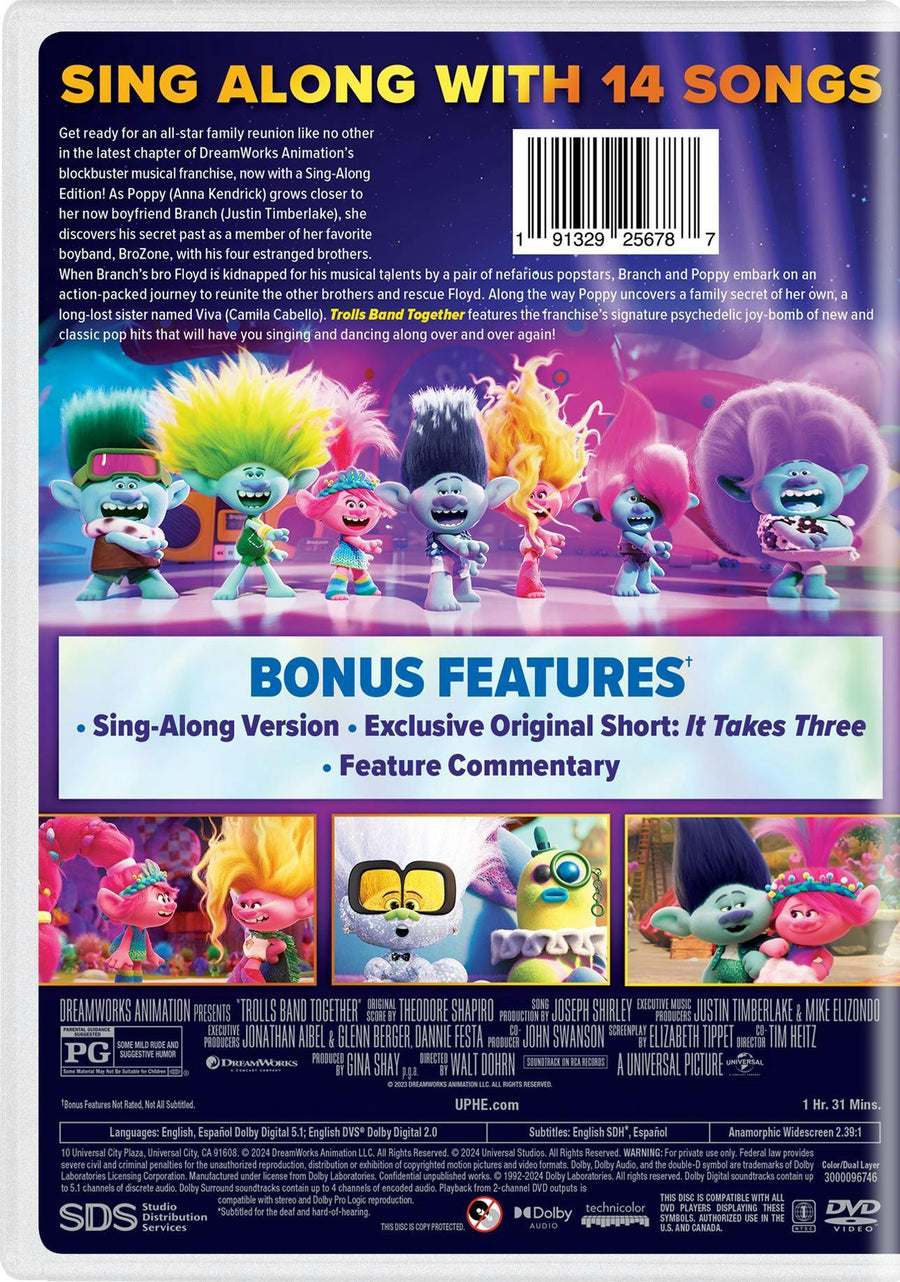 Trolls Band Together [DVD]
