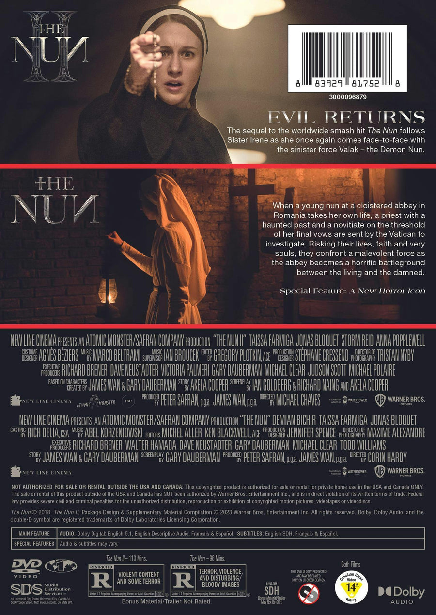 The Nun 2-Film Collection [DVD]