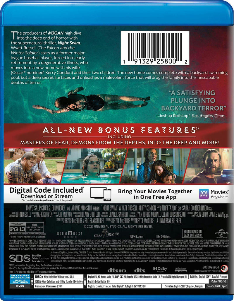 Night Swim (with DVD) [Blu-ray]