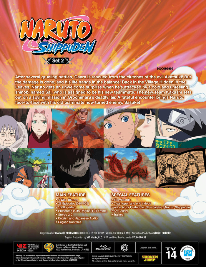 Naruto - Shippuden: Set 2 (Box Set) [Blu-ray]