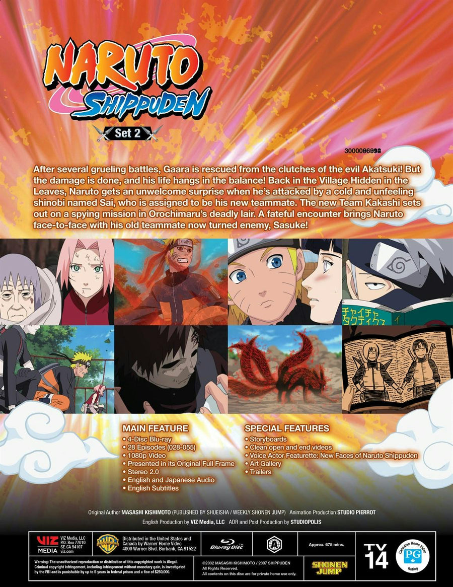 Naruto - Shippuden: Set 2 (Box Set) [Blu-ray]