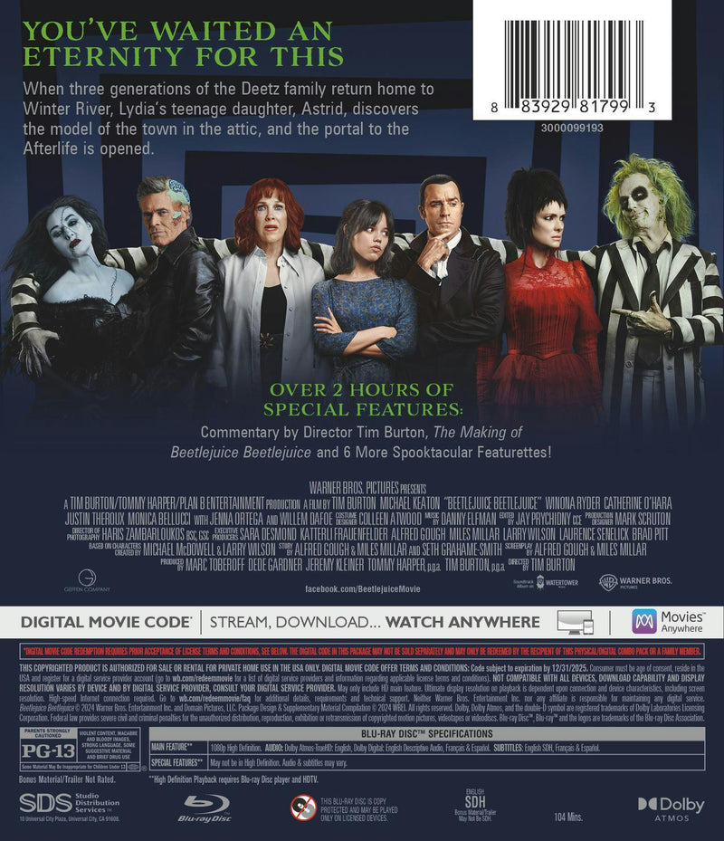 Beetlejuice Beetlejuice [Blu-ray]