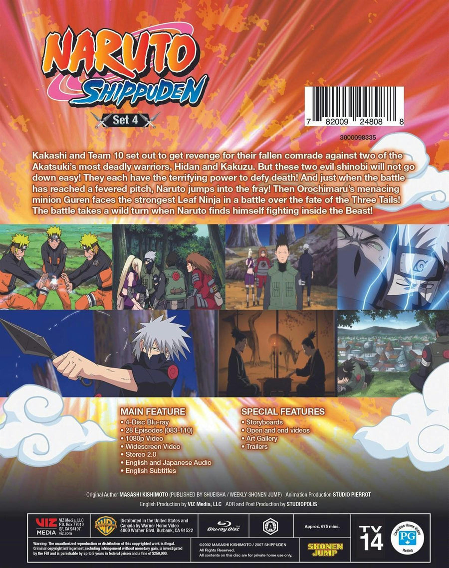 Naruto Shippuden Set 4 [Blu-ray]