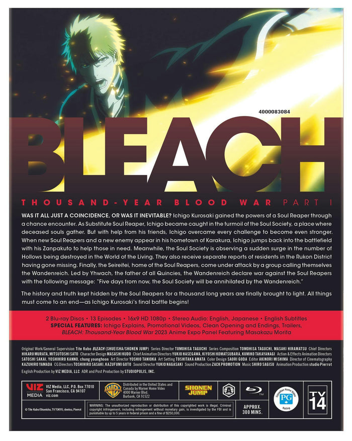 Bleach - Thousand-Year Blood War - Part 1 [Blu-ray]