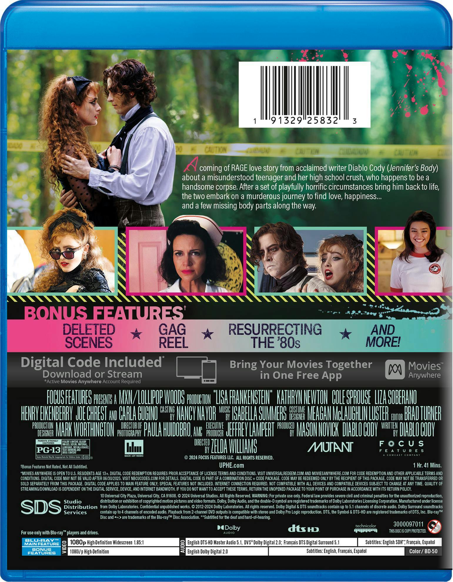 Lisa Frankenstein (Blu-ray + Digital) [Blu-ray]