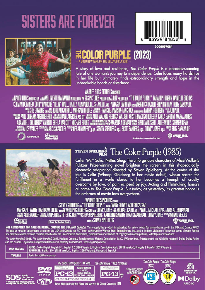 The Color Purple 2-Film Collection [DVD]