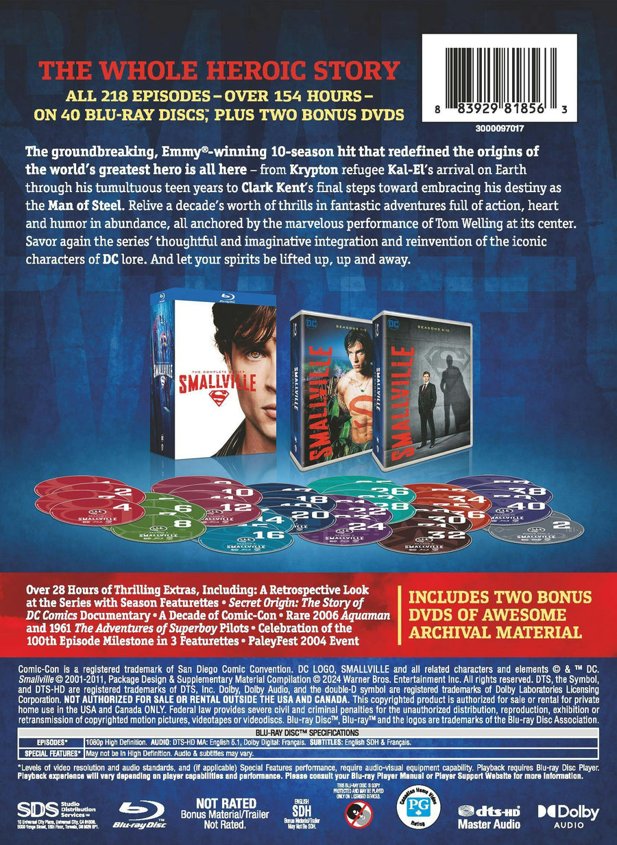 Smallville: The Complete Series (Box Set) [Blu-ray]