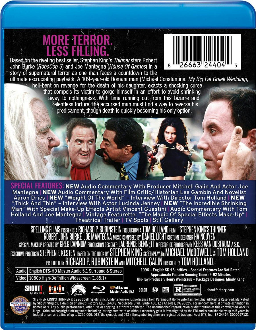 Thinner [Collector's Edition] [Blu-ray]